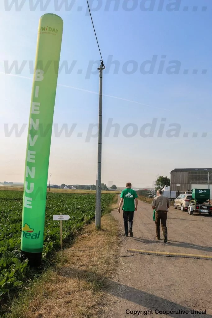 sky dancer techniday bienvenue vert translucide