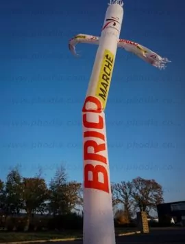 sky dancer blanc Brico marché 6m