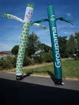 manche a air groupama de 5m avec les points verts d'Alice