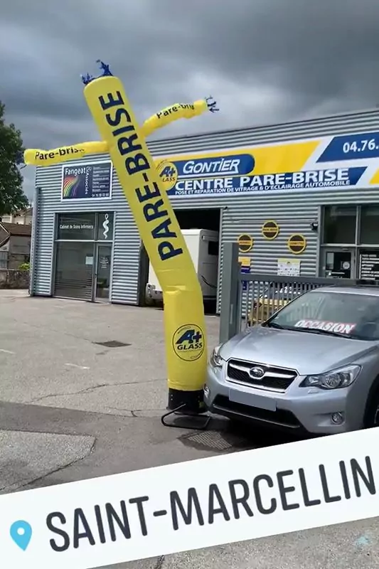 bonhomme qui danse au vent aplusglass compressor