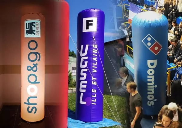 totem gonflable publicitaire
