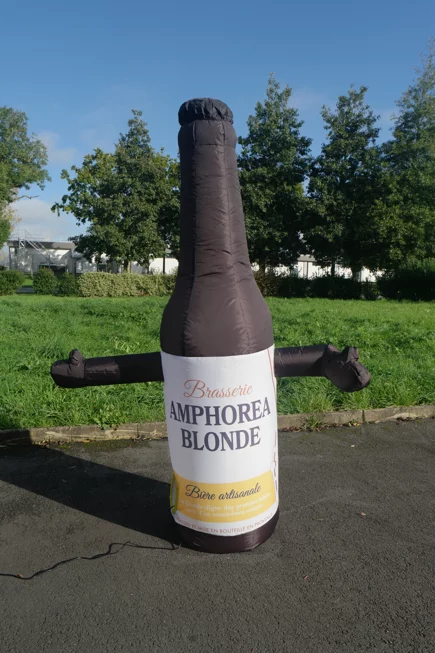 plv gonflable bière bras qui bouge