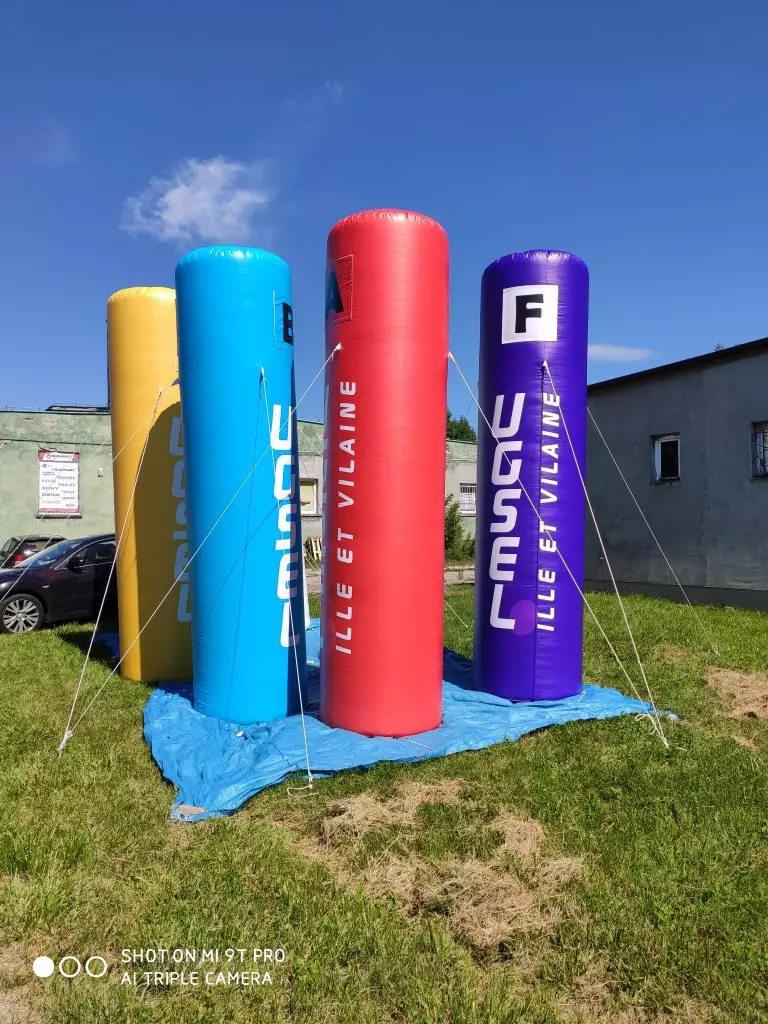 grande colonne gonflable ugsel35 de 4m